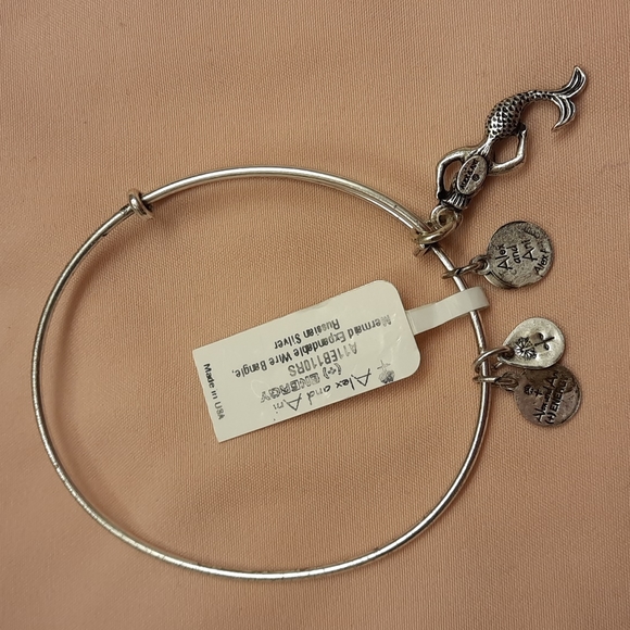 Alex and Ani Russian Silver Mermaid Bracelet - Picture 7 of 9